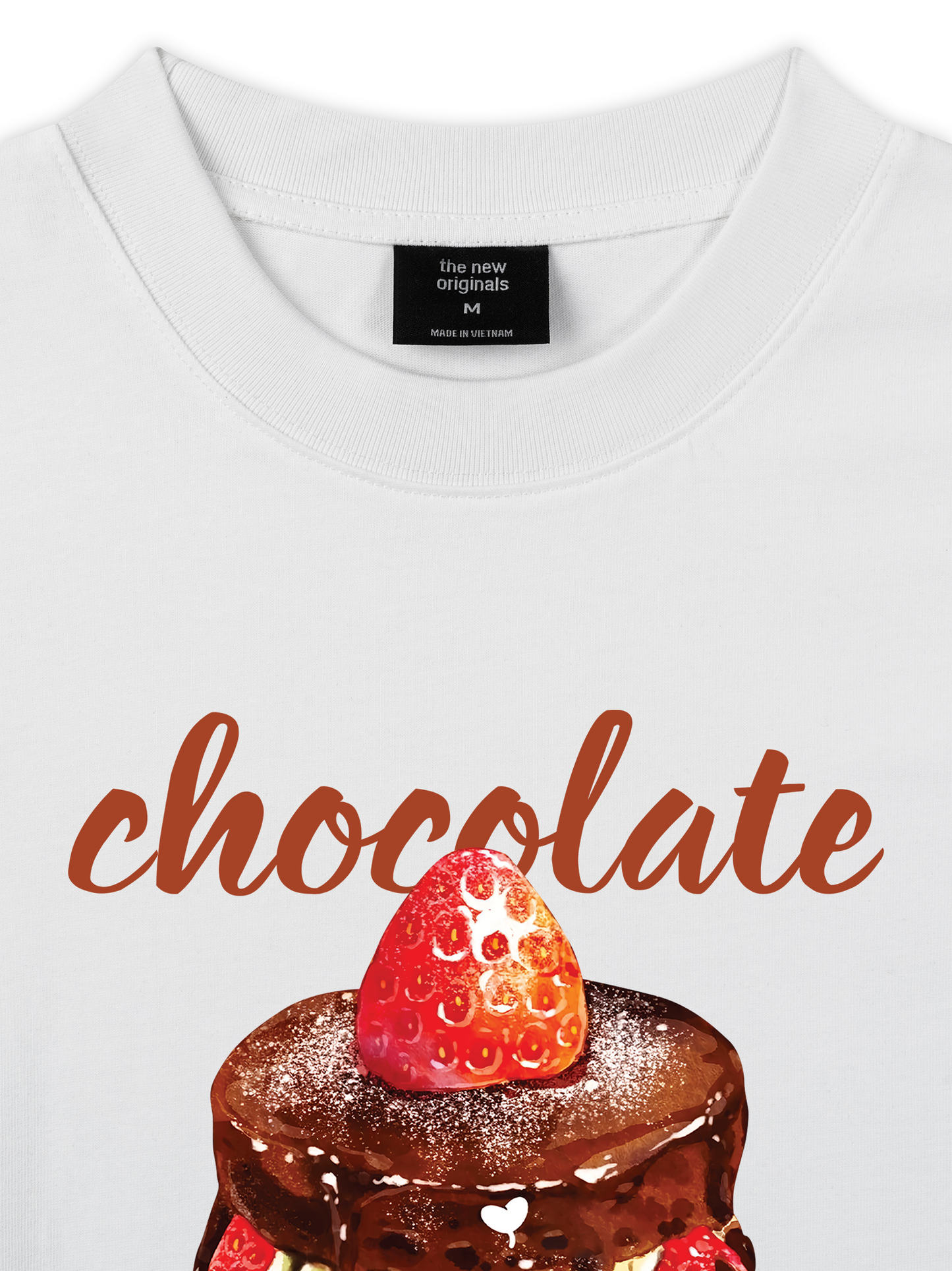 Áo Thun Relaxed Fit Strawberry Chocolate