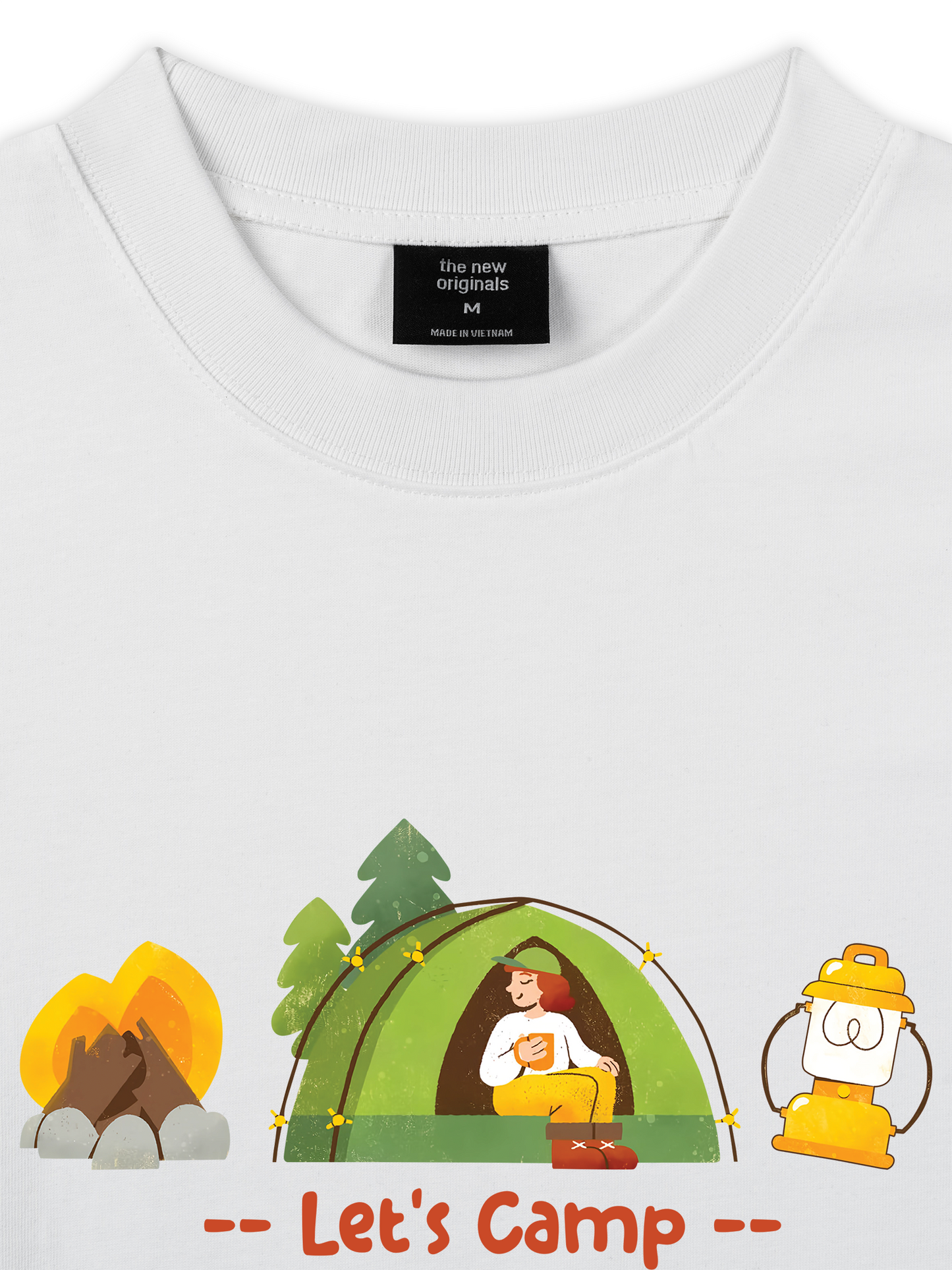 Áo Thun Relaxed Fit Let's Camp