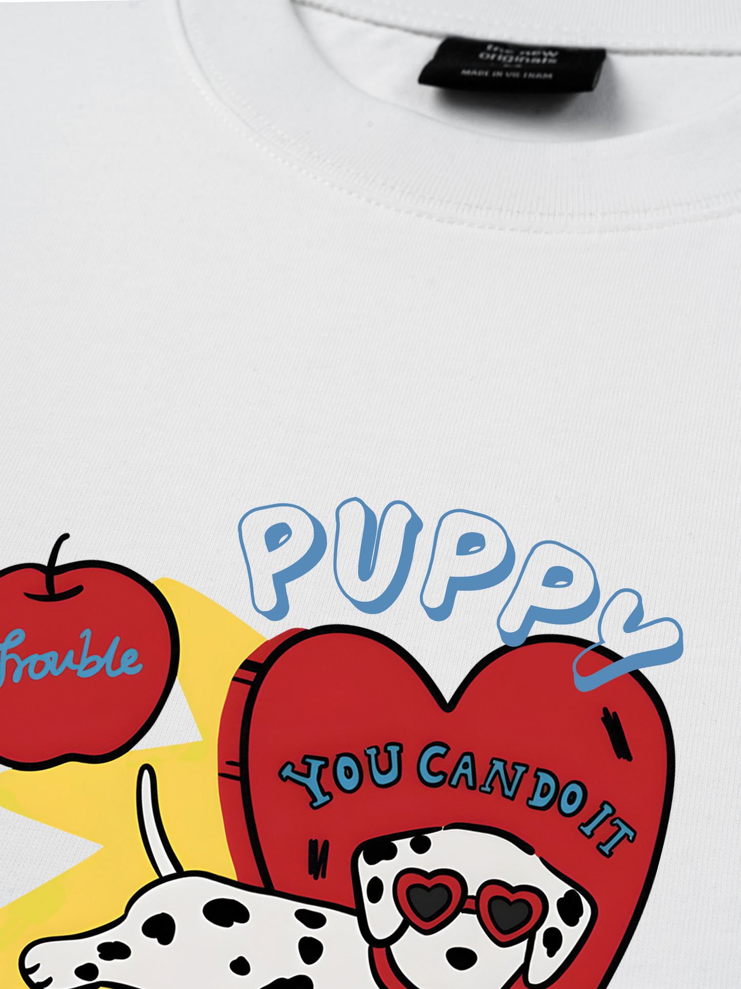 Áo Thun Relaxed Fit Puppy You Can Do It