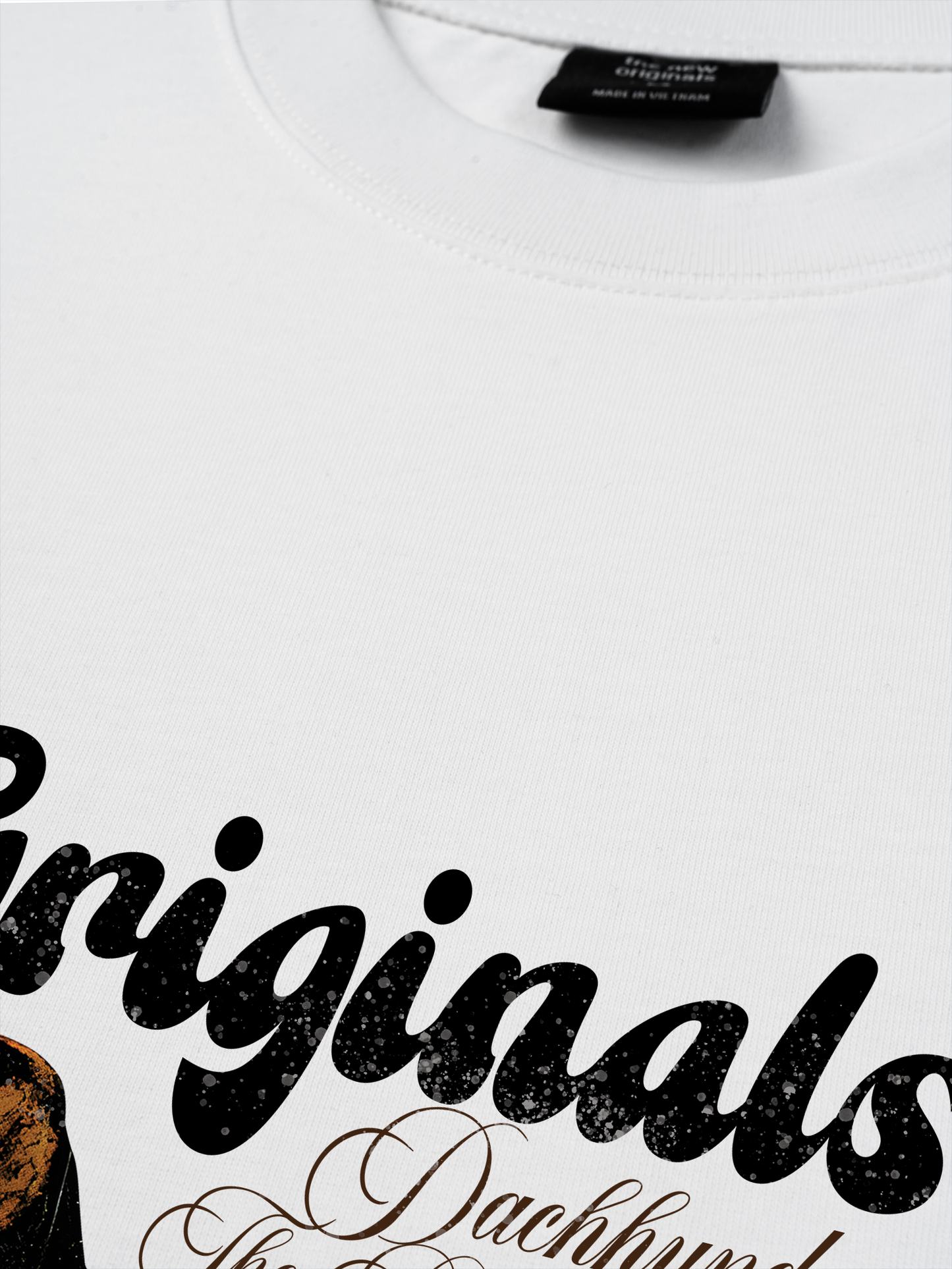 Áo Thun Relaxed Fit Retro Dachshund