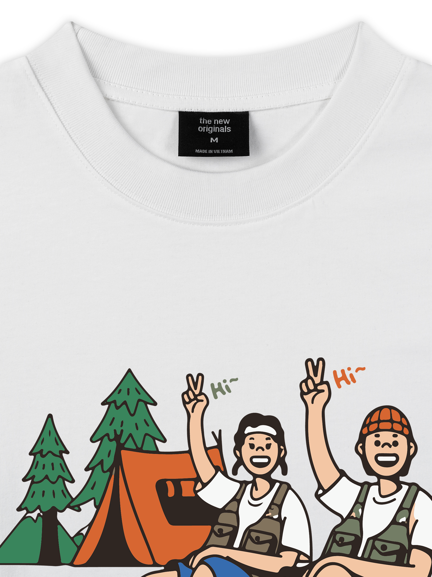 Áo Thun Relaxed Fit Go Camping