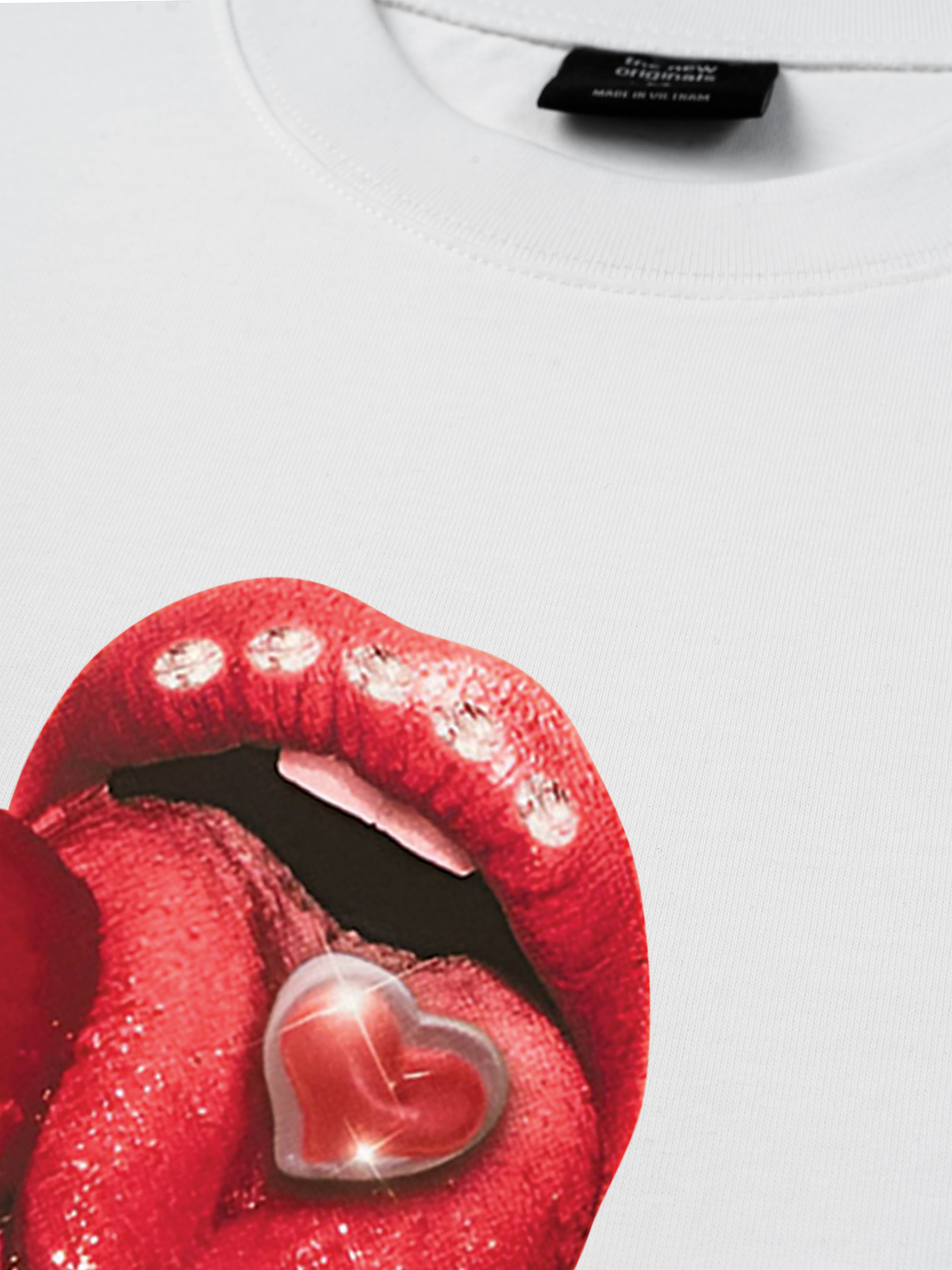 Áo Thun Relaxed Fit Lips Lollipop