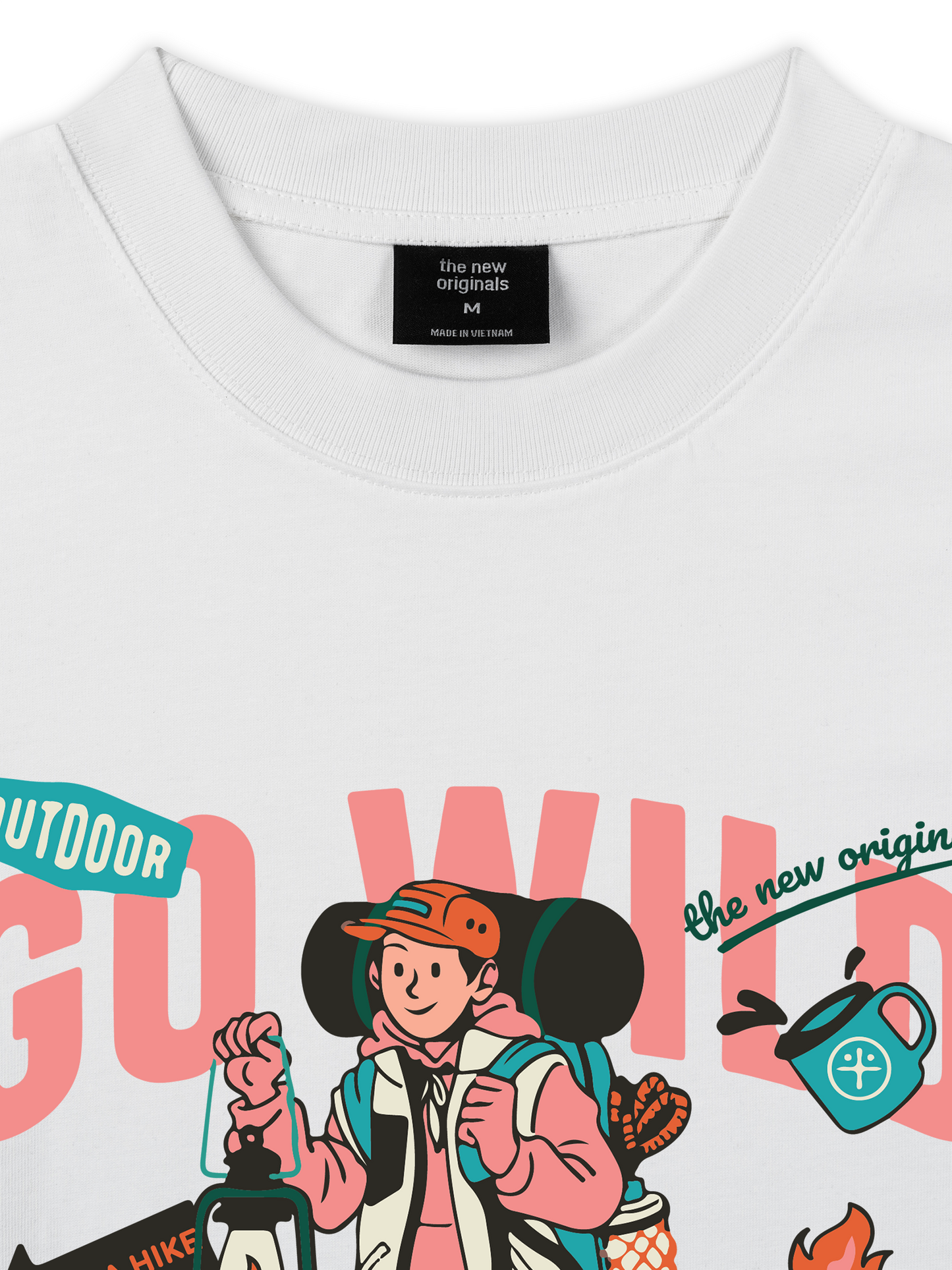 Áo Thun Relaxed Fit Go Wild Take A Hike