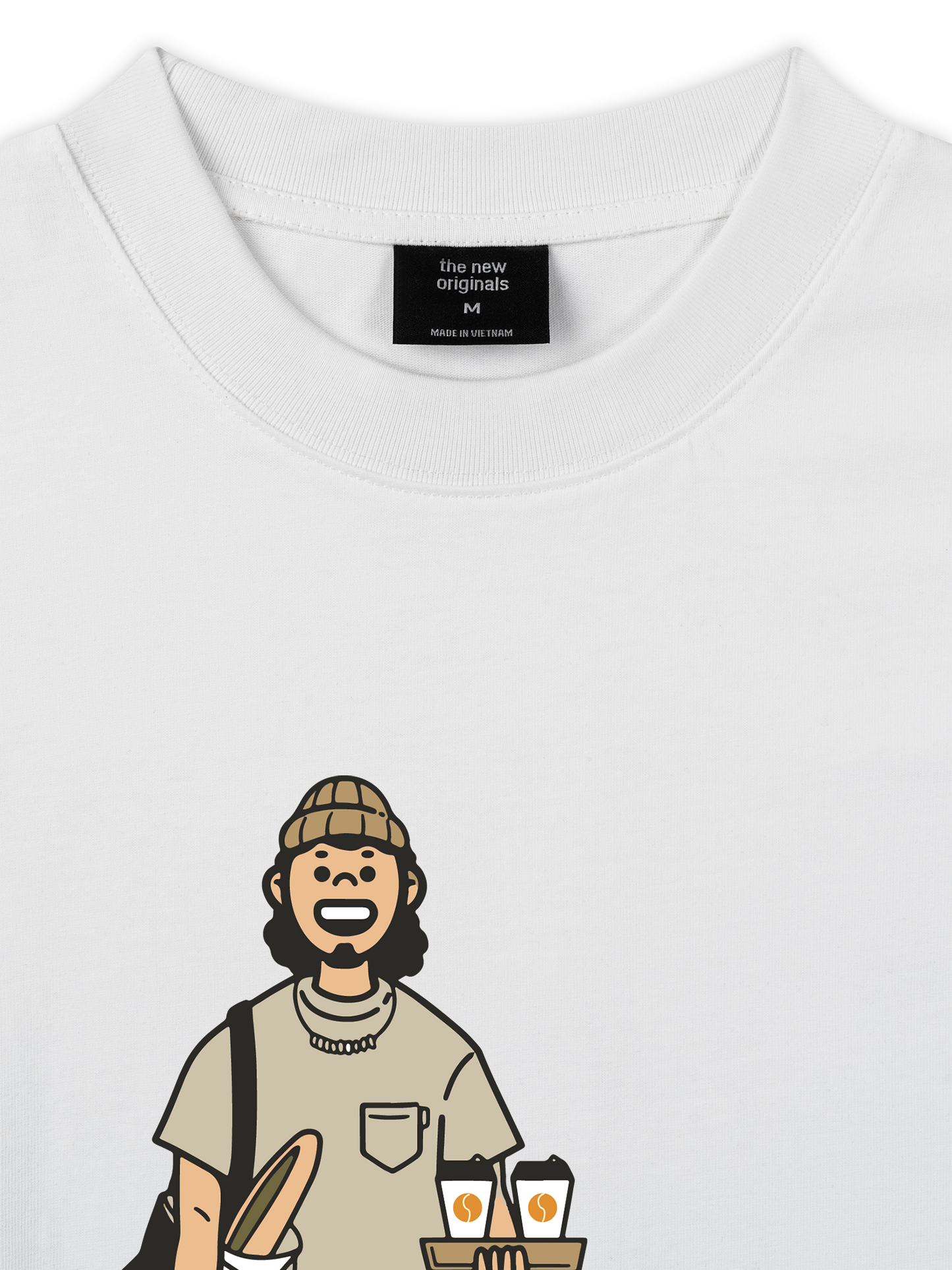 Áo Thun Relaxed Fit Go Outside Coffee & Bread