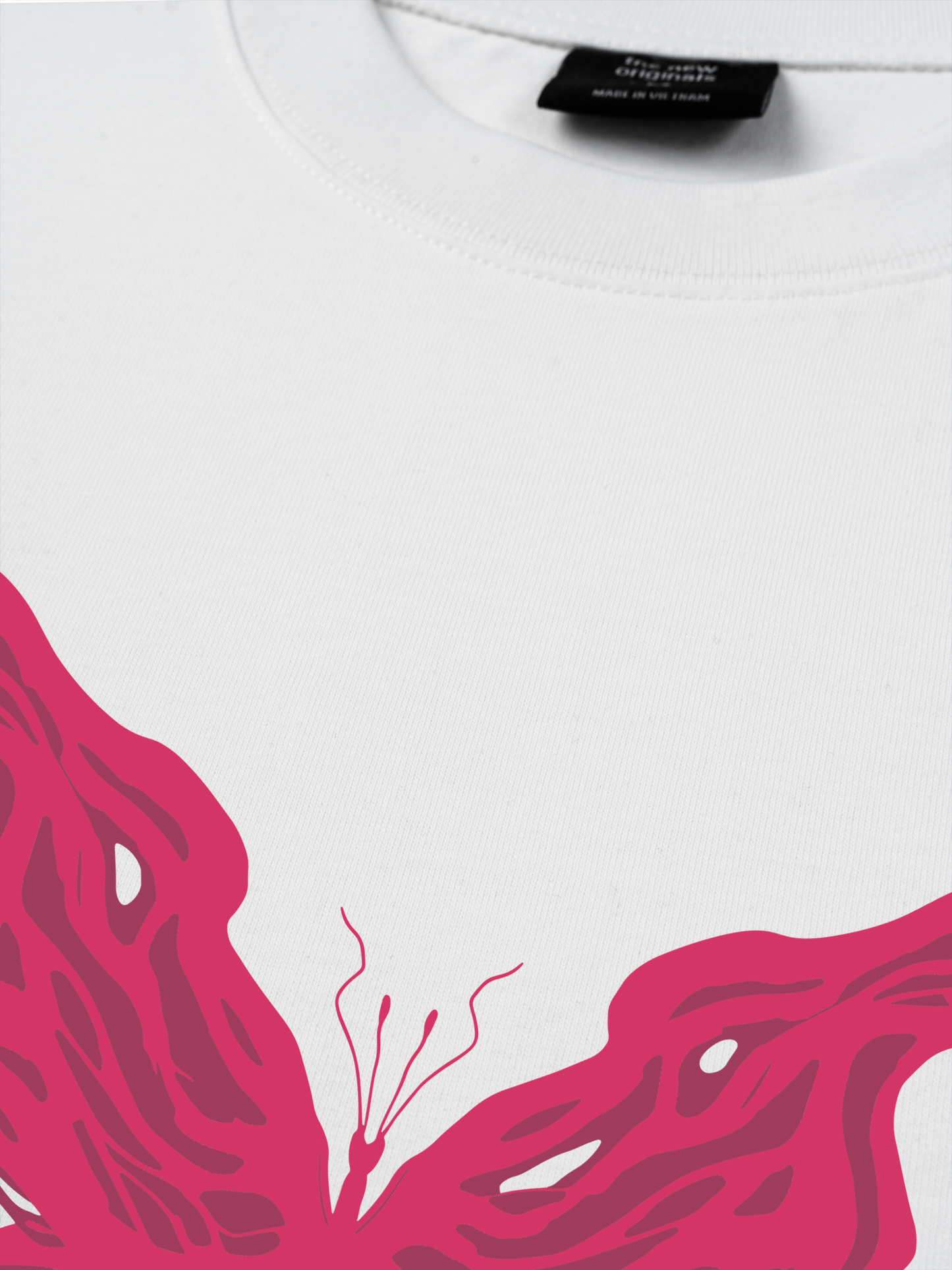 Áo Thun Relaxed Fit Pink Butterfly