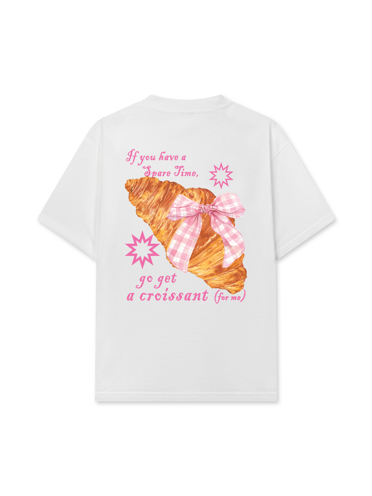 Áo Thun Relaxed Fit Go Get A Croissant