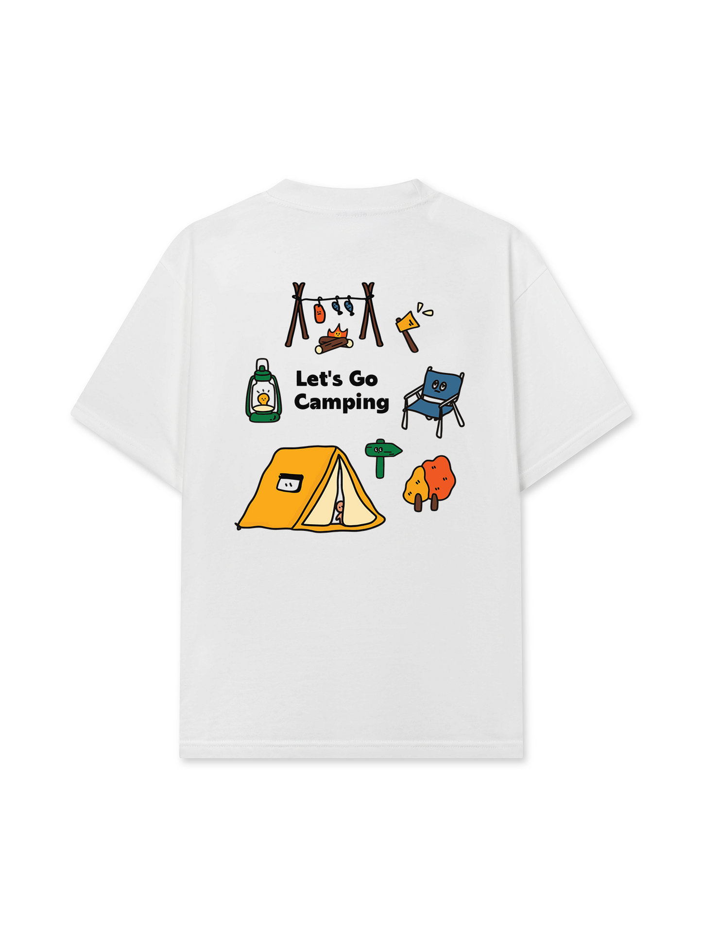 Áo Thun Relaxed Fit Let's Go Camping