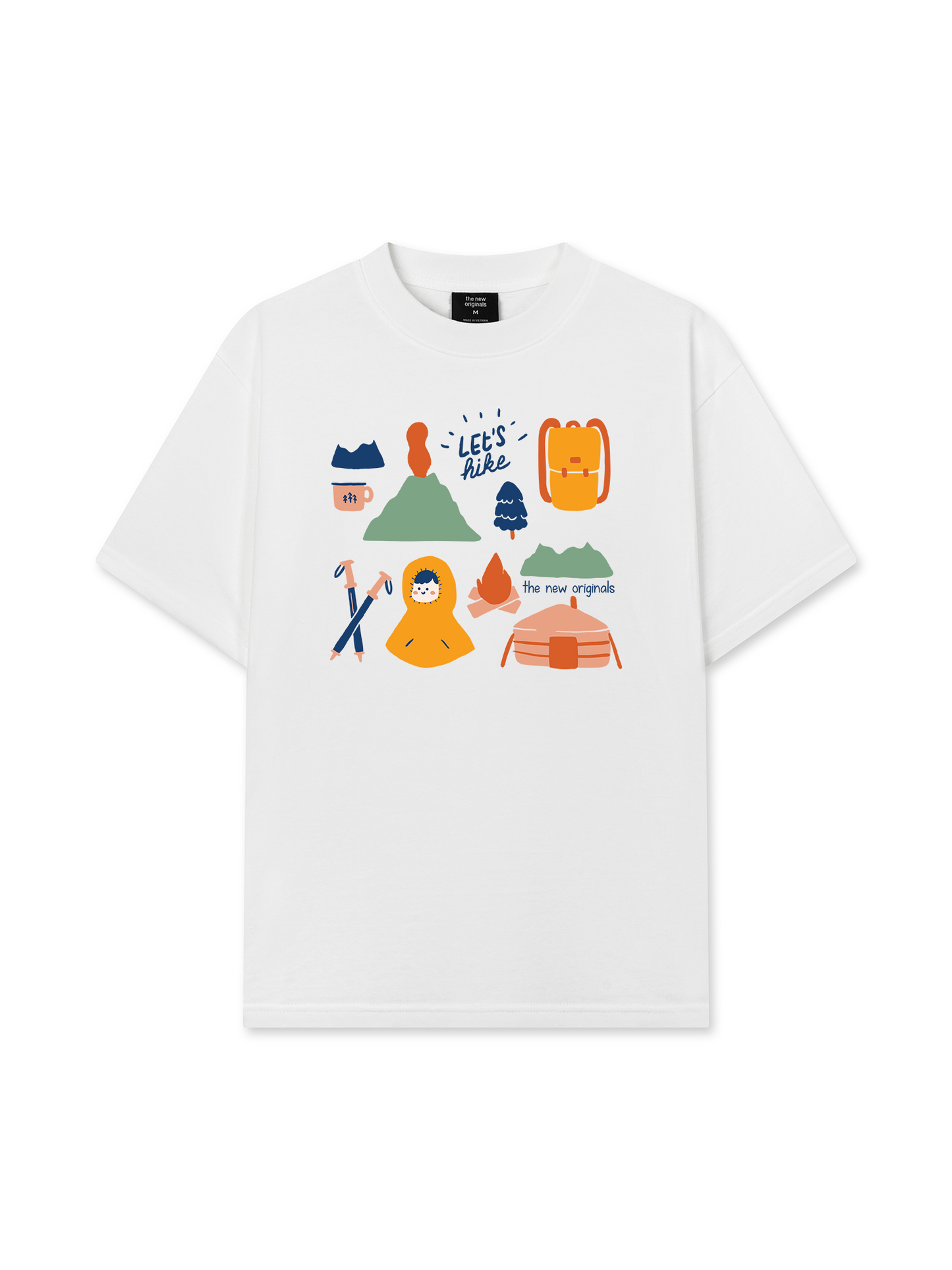 Áo Thun Relaxed Fit Go Out Let's Hike