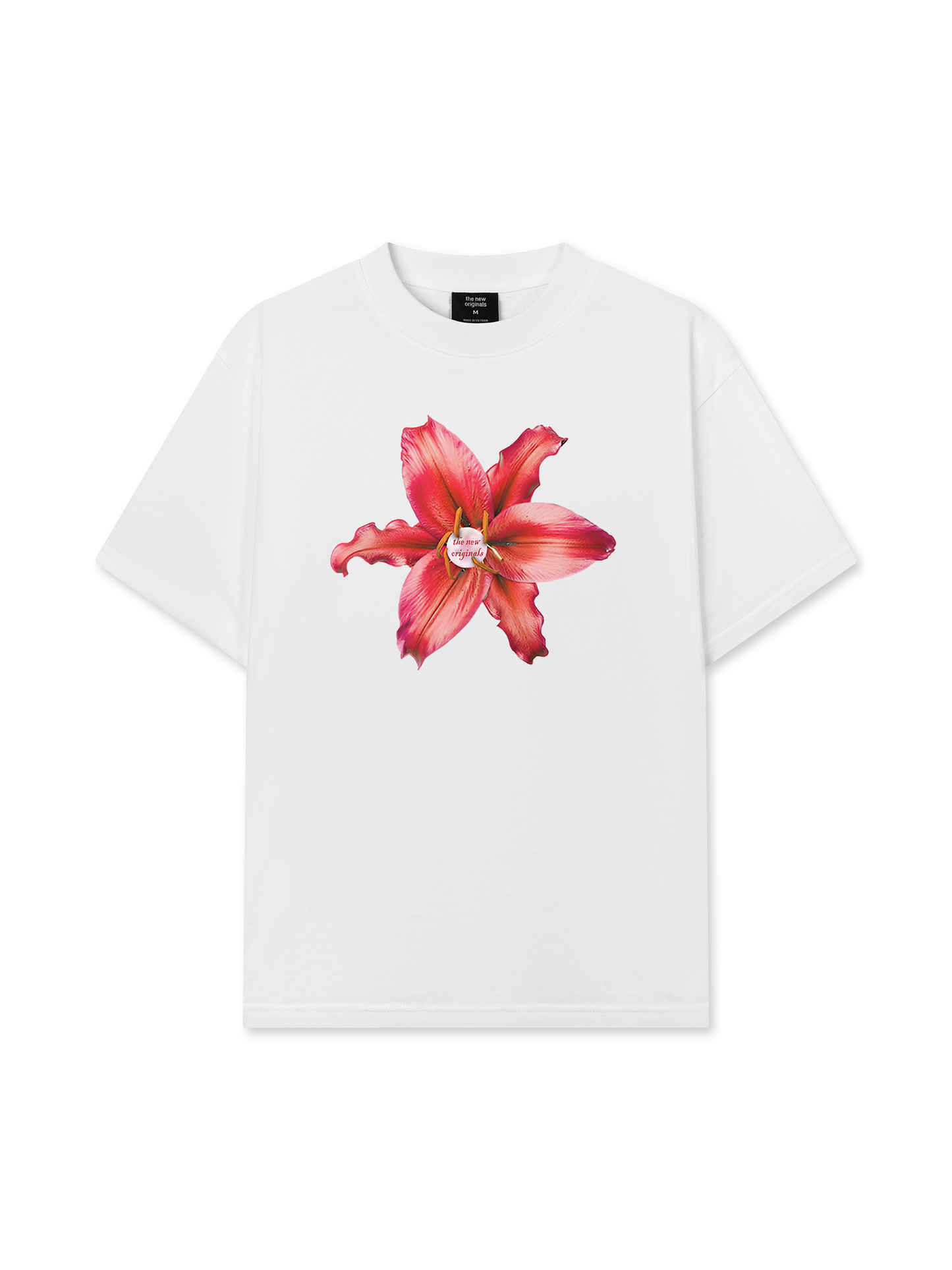 Áo Thun Relaxed Fit Pearl Lily Flower