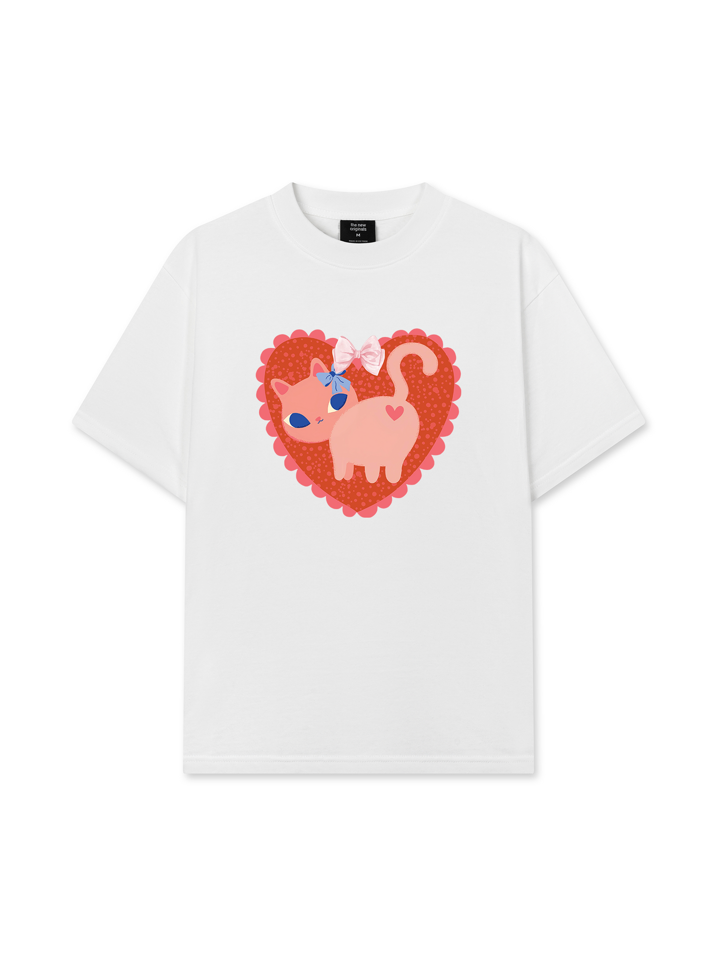 Áo Thun Relaxed Fit Kitten Kiss