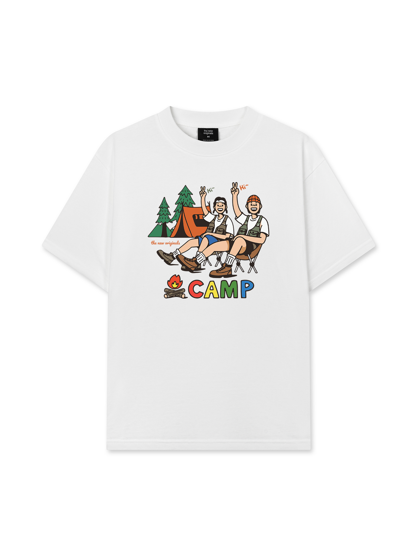 Áo Thun Relaxed Fit Go Camping