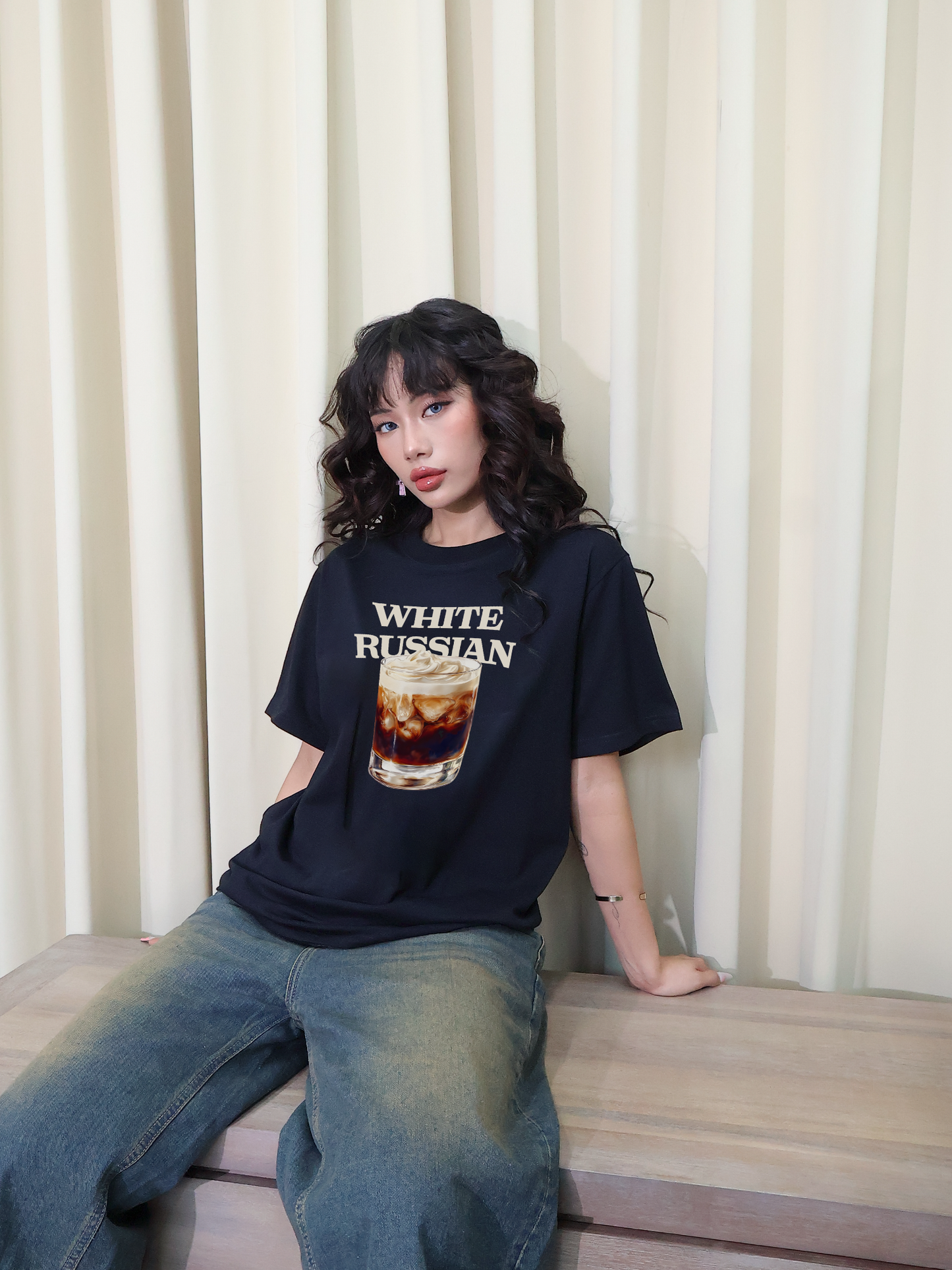 Áo Thun Relaxed Fit Fresh White Russian