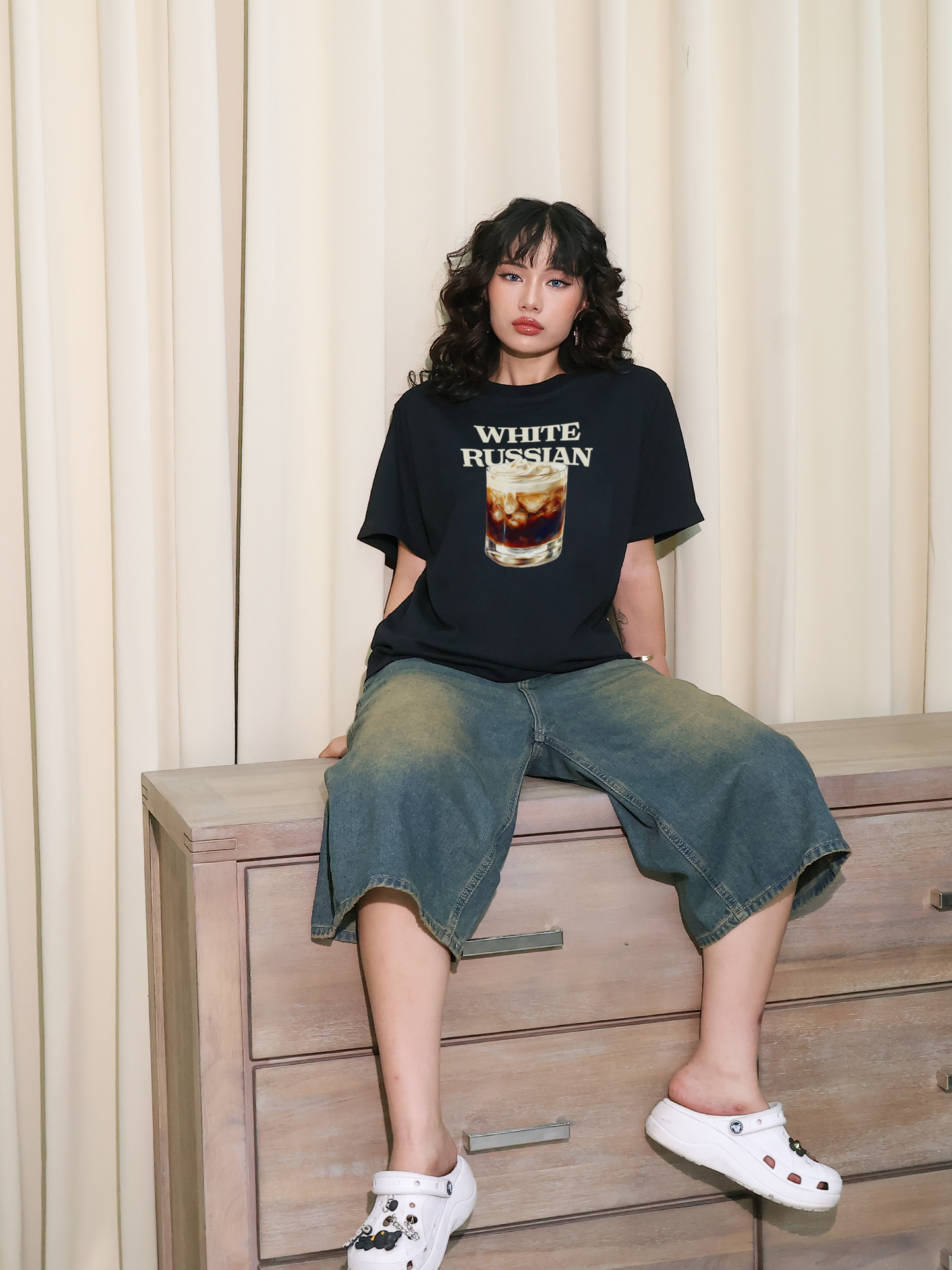 Áo Thun Relaxed Fit Fresh White Russian