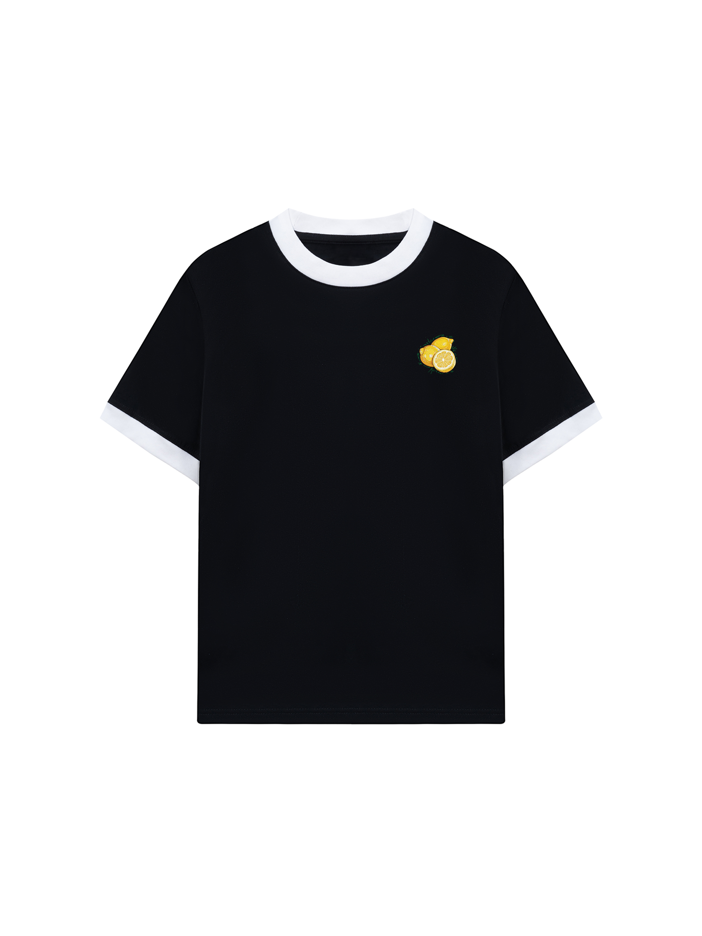 Áo Thun Ringer Relaxed Fit Summer Vibes Sunny Lemon