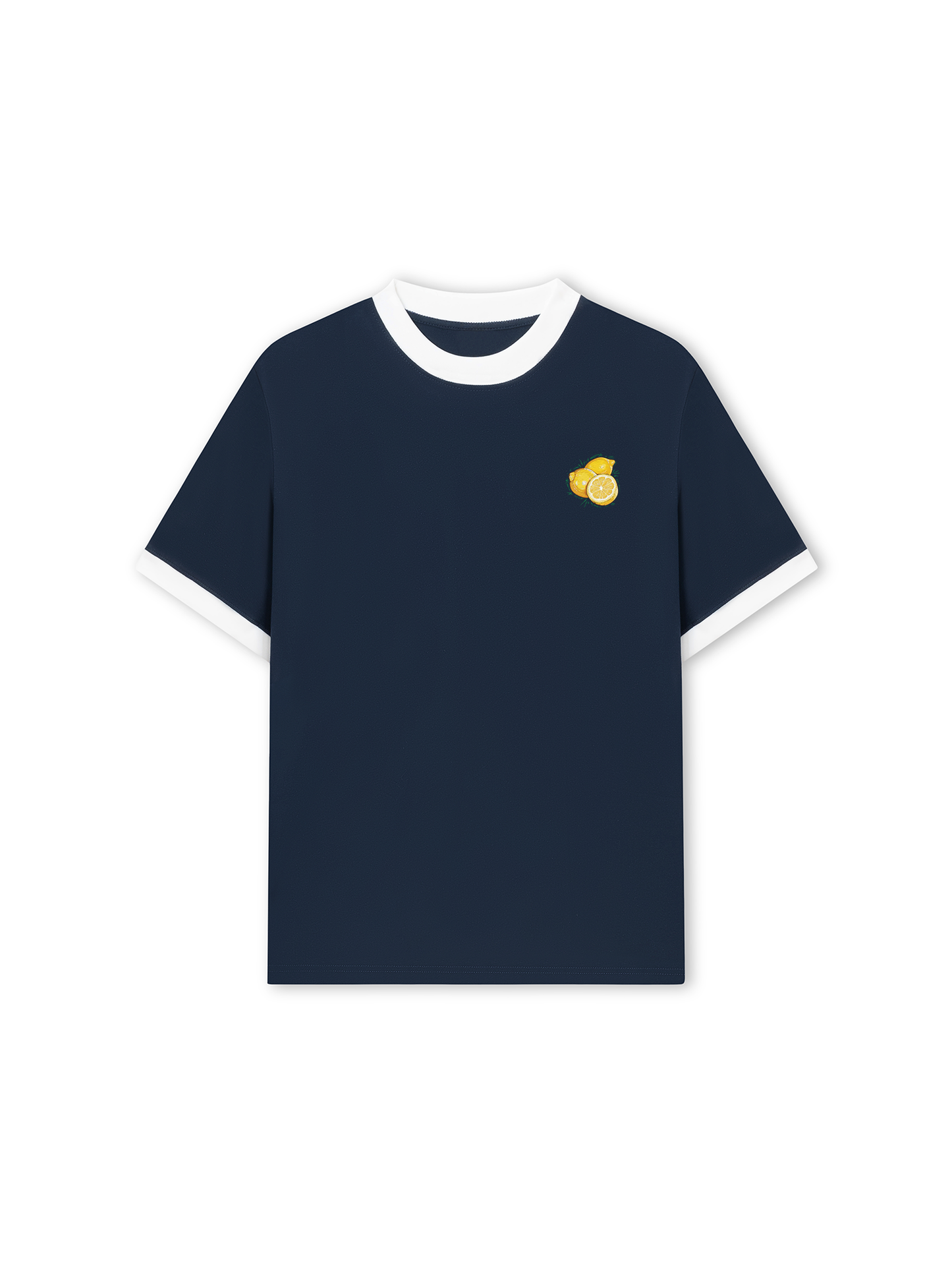 Áo Thun Ringer Relaxed Fit Summer Vibes Sunny Lemon