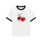 Áo Thun Ringer Relaxed Fit Summer Vibes Cherry Sweet