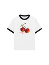 Áo Thun Ringer Relaxed Fit Summer Vibes Cherry Sweet