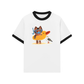 Áo Thun Ringer Relaxed Fit Summer Vibes Cat And Duck
