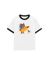 Áo Thun Ringer Relaxed Fit Summer Vibes Cat And Duck