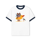 Áo Thun Ringer Relaxed Fit Summer Vibes Cat And Duck