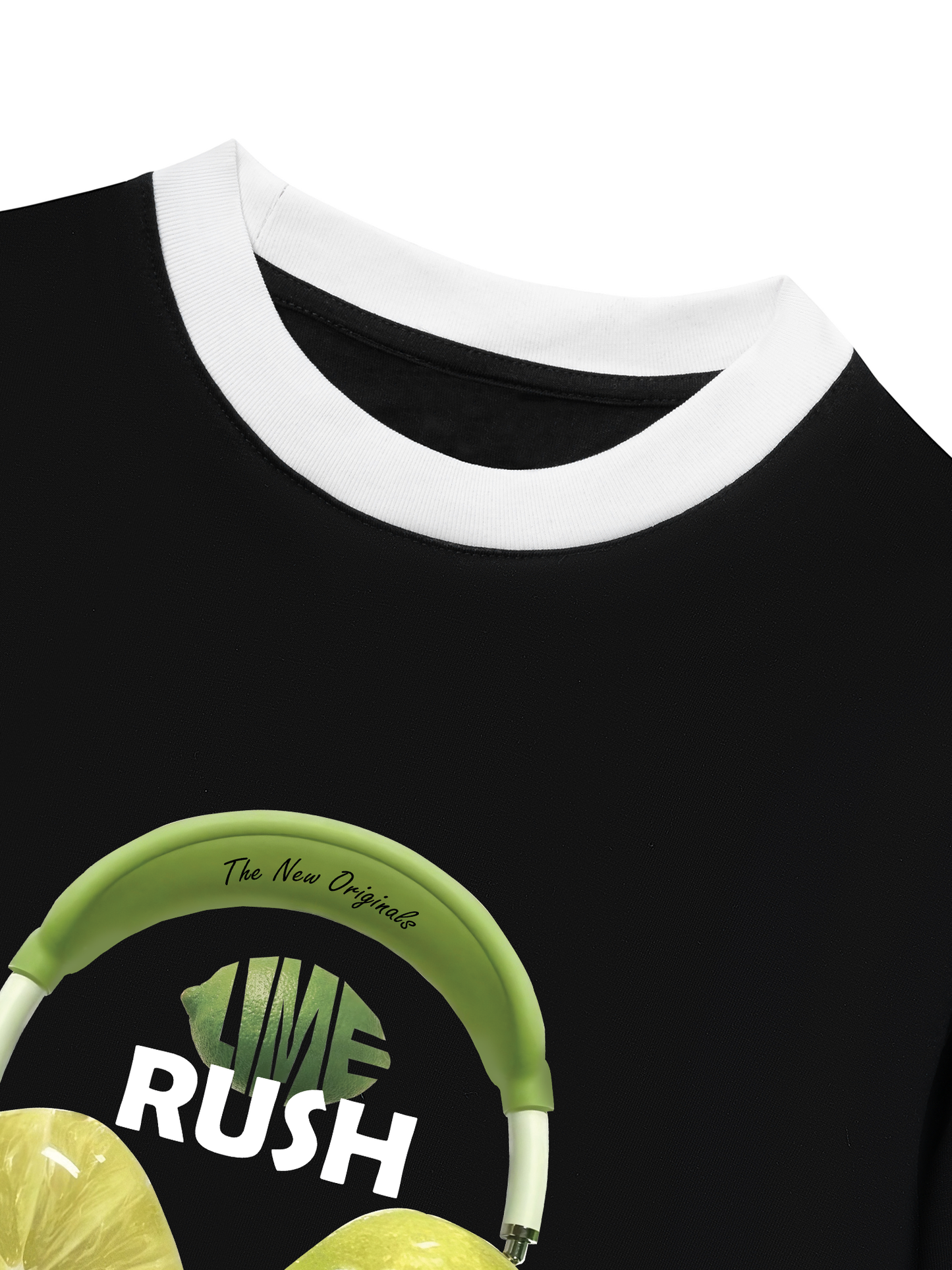 Áo Thun Ringer Relaxed Fit Summer Vibes Lime Rush