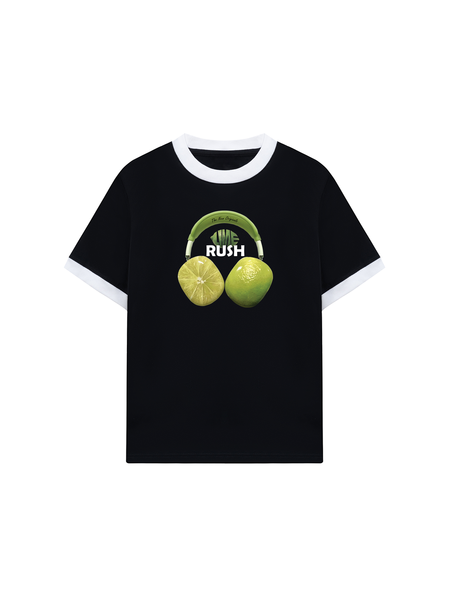 Áo Thun Ringer Relaxed Fit Summer Vibes Lime Rush