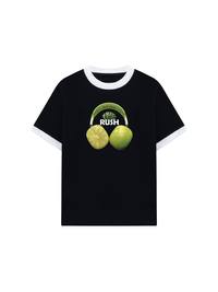 Áo Thun Ringer Relaxed Fit Summer Vibes Lime Rush