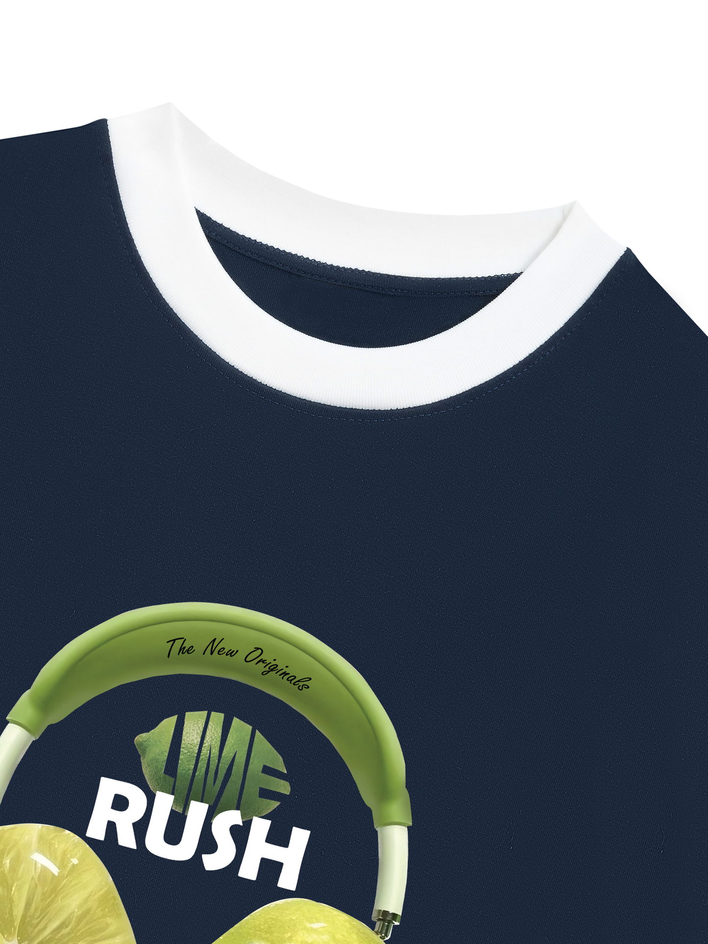 Áo Thun Ringer Relaxed Fit Summer Vibes Lime Rush