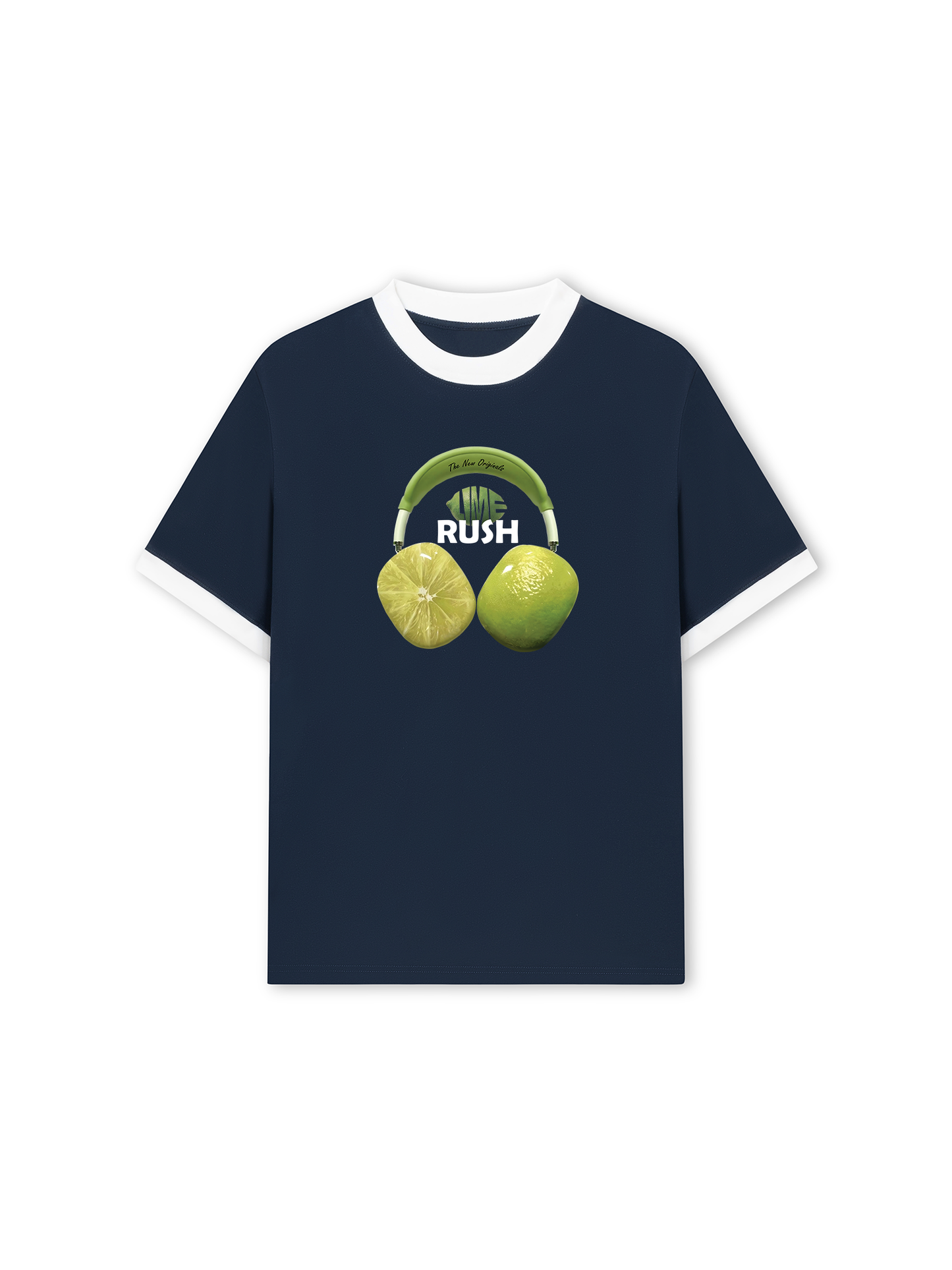 Áo Thun Ringer Relaxed Fit Summer Vibes Lime Rush
