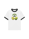 Áo Thun Ringer Relaxed Fit Summer Vibes Lime Rush