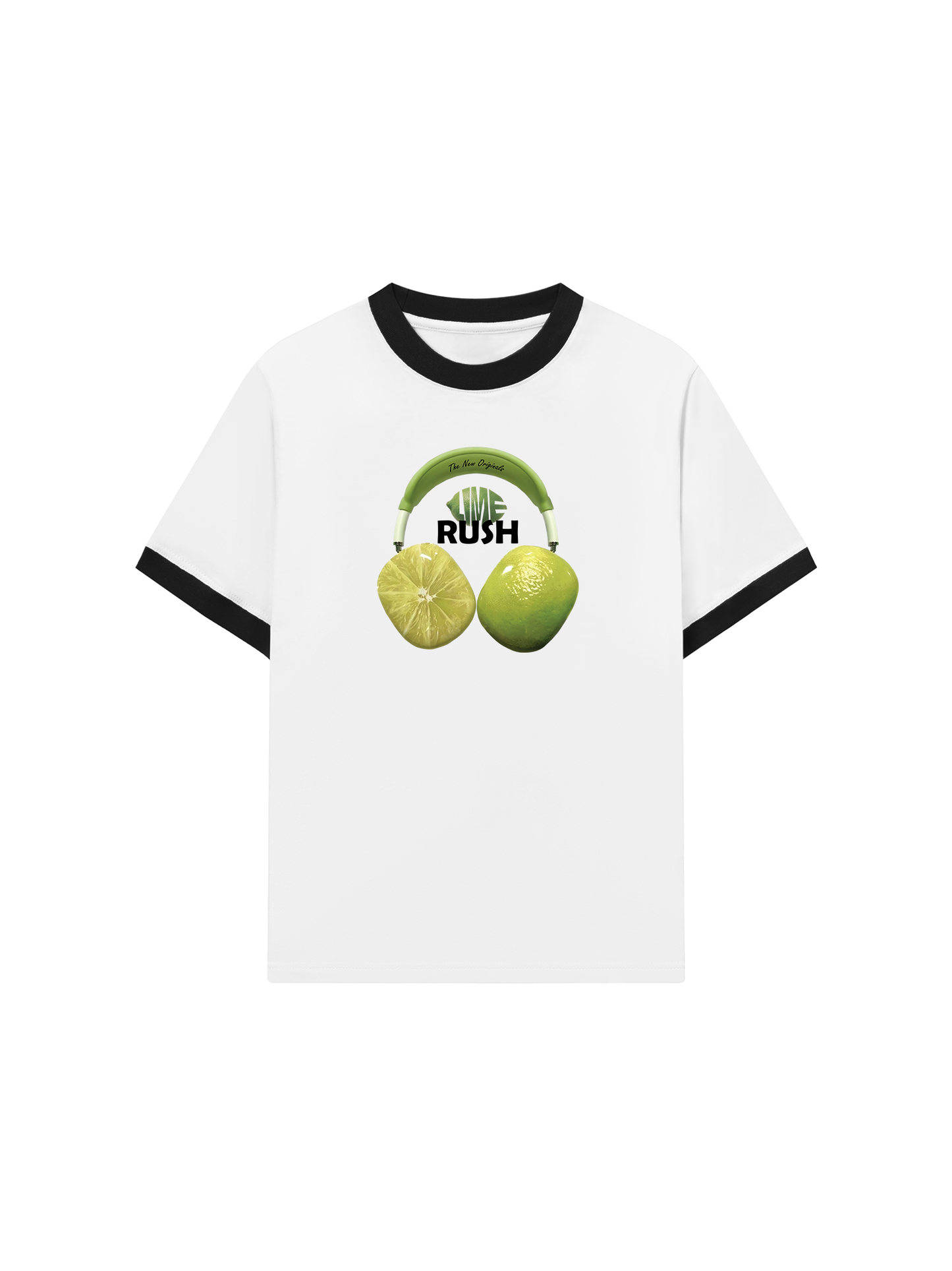 Áo Thun Ringer Relaxed Fit Summer Vibes Lime Rush