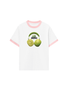 Áo Thun Ringer Relaxed Fit Summer Vibes Lime Rush