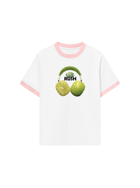 Áo Thun Ringer Relaxed Fit Summer Vibes Lime Rush