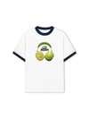 Áo Thun Ringer Relaxed Fit Summer Vibes Lime Rush