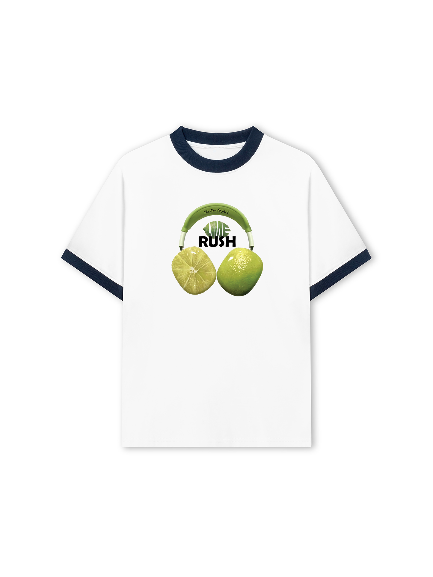 Áo Thun Ringer Relaxed Fit Summer Vibes Lime Rush