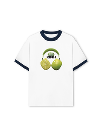 Áo Thun Ringer Relaxed Fit Summer Vibes Lime Rush