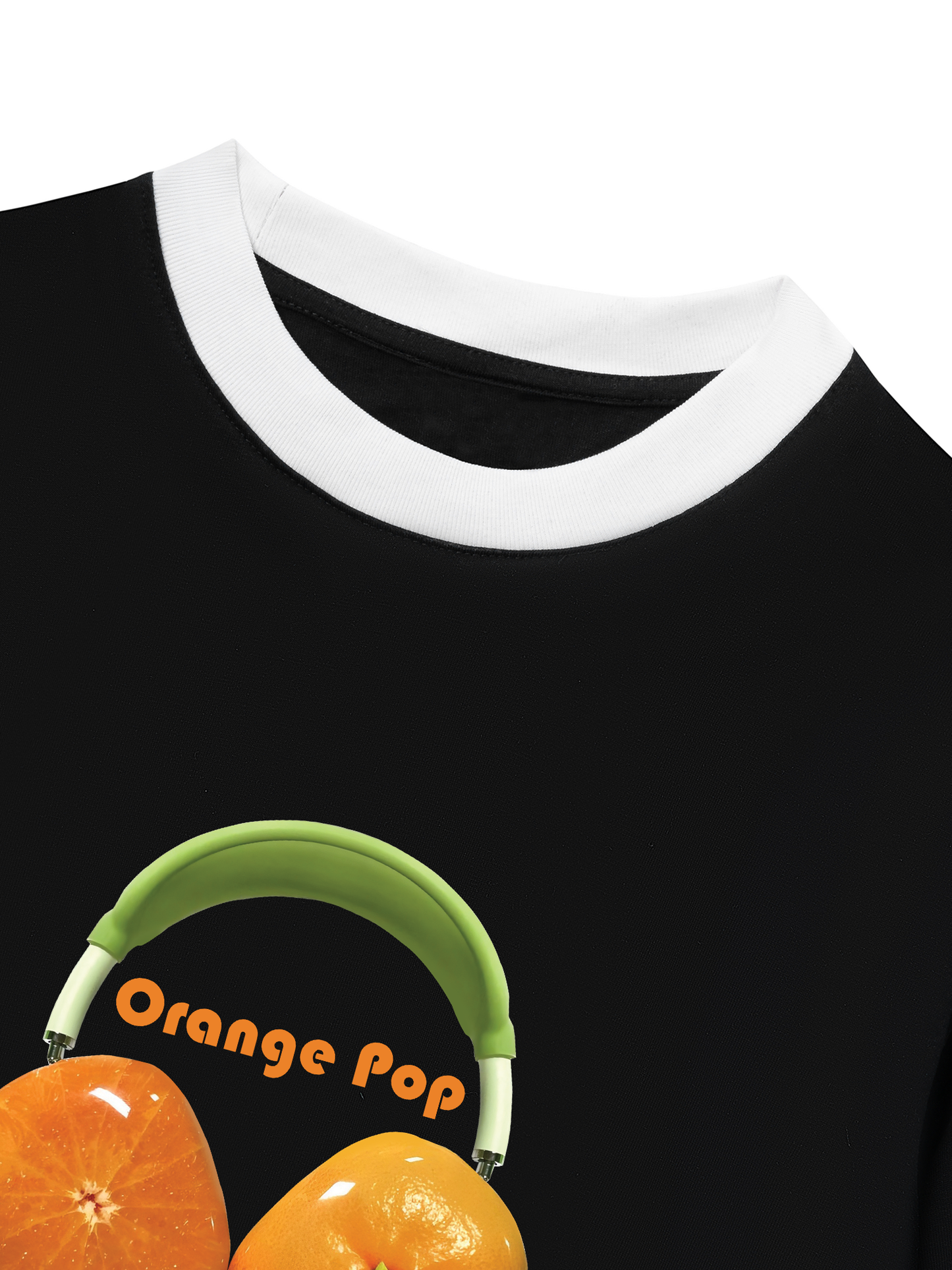 Áo Thun Ringer Relaxed Fit Summer Vibes Orange