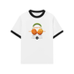 Áo Thun Ringer Relaxed Fit Summer Vibes Orange