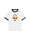 Áo Thun Ringer Relaxed Fit Summer Vibes Orange