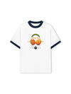 Áo Thun Ringer Relaxed Fit Summer Vibes Orange