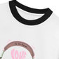 Áo Thun Ringer Relaxed Fit Summer Vibes Peach Love