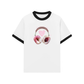 Áo Thun Ringer Relaxed Fit Summer Vibes Peach Love