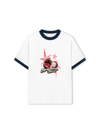 Áo Thun Ringer Relaxed Fit Summer Vibes Mangosteen Mood