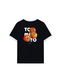 Áo Thun Ringer Relaxed Fit Summer Vibes Tomato