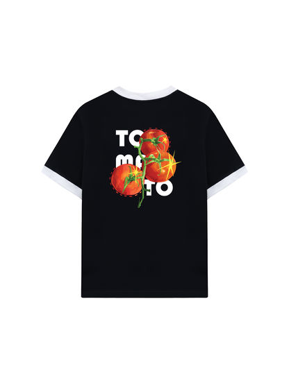 Áo Thun Ringer Relaxed Fit Summer Vibes Tomato
