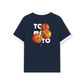 Áo Thun Ringer Relaxed Fit Summer Vibes Tomato