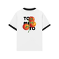 Áo Thun Ringer Relaxed Fit Summer Vibes Tomato