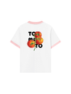 Áo Thun Ringer Relaxed Fit Summer Vibes Tomato