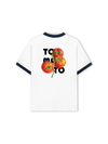 Áo Thun Ringer Relaxed Fit Summer Vibes Tomato