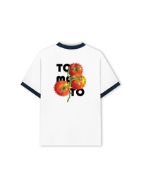 Áo Thun Ringer Relaxed Fit Summer Vibes Tomato